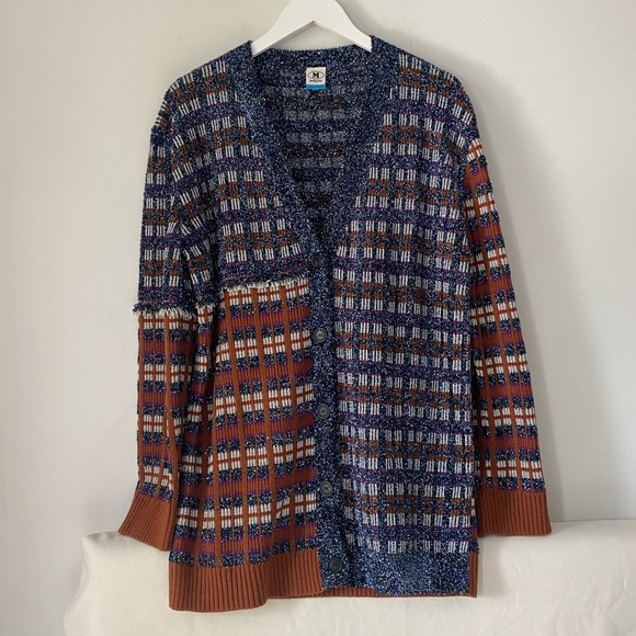 Missoni Sweaters - NWOT M MISSONI Plaid Cardigan M